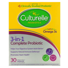 Culturelle Probiotics 3-in-1 Complete Probiotic + Omega 3s 30 viên 049100400389
