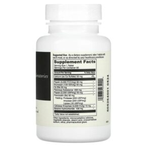DaVinci Laboratories of Vermont All-Zyme 90 Tablets 3 DaVinci Laboratories of Vermont All-Zyme 90 Tablets 026664234094