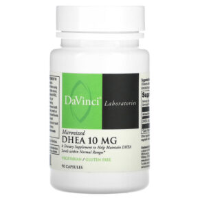 DaVinci Laboratories of Vermont Micronized DHEA 10 mg 90 viên 026664249395