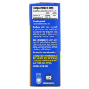 Ddrops Liquid Vitamin D3 1000 IU 0.17 fl oz (5 ml) 851228000057
