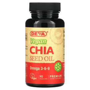 Deva Premium Vegan Chia Seed Oil 90 viên 895634000263