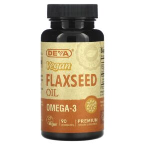 Deva Premium Vegan Flaxseed Oil 90 viên 895634000201