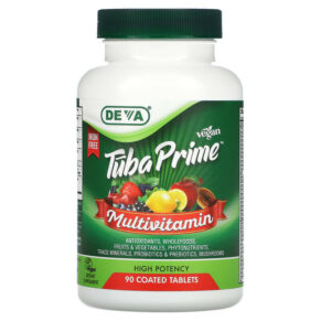 Deva Tuba Prime Vegan Multivitamin Iron Free High Potency 90 viên 895634000652