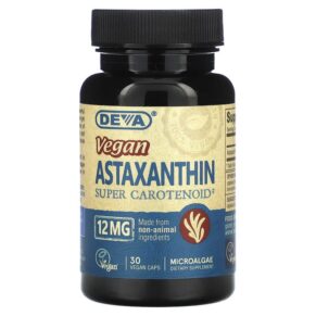 Deva Vegan Astaxanthin Super Carotenoid 12 mg 30 viên 895634000560