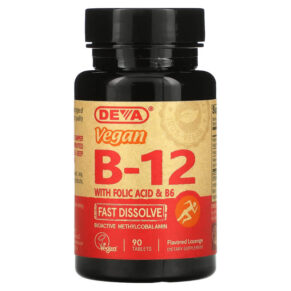 Deva Vegan B12 + Folic Acid & B6 Fast-Dissolve 90 viên 895634000218