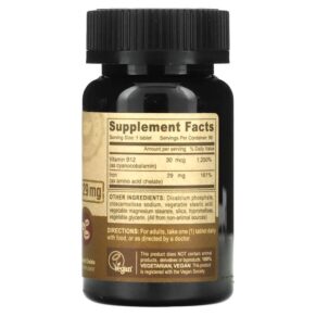 Deva Vegan Chelated Iron 29 mg 90 Tablets 895634000379