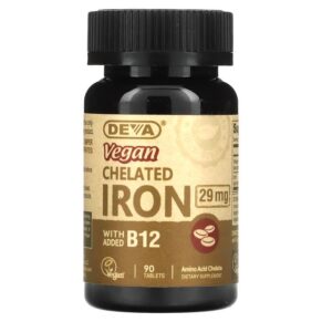 Deva Vegan Chelated Iron 29 mg 90 viên 895634000379