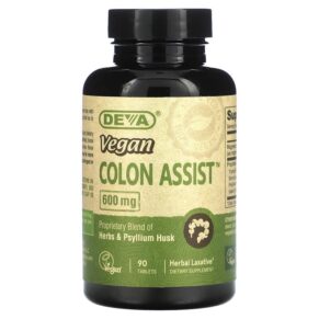 Deva Vegan Colon Assist 600 mg 90 viên 895634000164