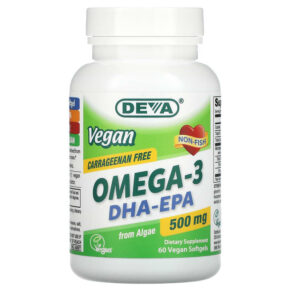 Deva Vegan Omega-3 DHA-EPA 500 mg 60 viên 895634000638