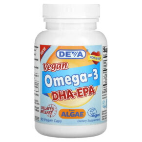 Deva Vegan Omega-3 DHA-EPA Delayed Release 90 viên 895634000553