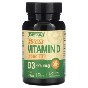 Deva Vegan Vitamin D 1.000 IU 90 viên 895634000591