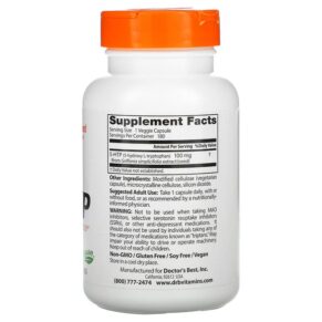 Doctor's Best 5-HTP 100 mg 180 Veggie Caps 753950003125