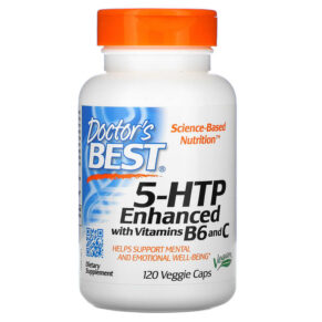 Doctor's Best 5-HTP Enhanced + Vitamins B6 & C 120 viên 753950001206