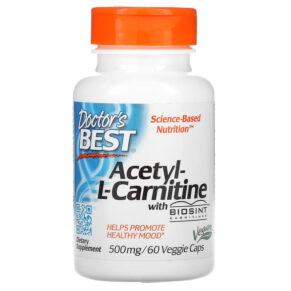 Doctor's Best Acetyl-L-Carnitine + Biosint Carnitines 500 mg 60 viên 753950001053