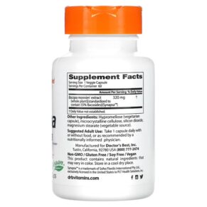 Doctor's Best Bacopa with Synapsa 320 mg 60 Veggie Caps 3 Doctor's Best Bacopa with Synapsa 320 mg 60 Veggie Caps 753950004542
