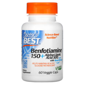 Doctor's Best Benfotiamine 150 + Alpha-Lipoic Acid 300 60 viên 753950002517