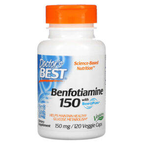 Doctor's Best Benfotiamine 150 + BenfoPure 150 mg 120 viên 753950001299