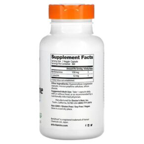 Doctor's Best Benfotiamine with BenfoPure 150 mg 360 Veggie Caps 753950002692