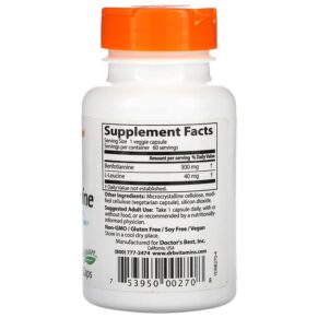Doctor's Best Benfotiamine with BenfoPure 300 mg 60 Veggie Caps 753950002708