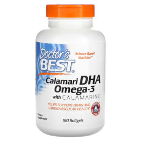 Doctor's Best Calamari DHA Omega-3 + Calamarine 180 viên 753950002609