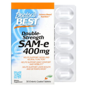 Doctor's Best Double Strength SAM-e (Disulfate Tosylate) 400 mg 30 viên 753950001510