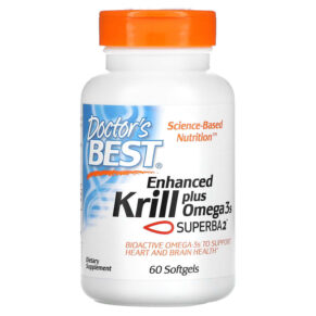 Doctor's Best Enhanced Krill Plus Omega3s + Superba 2 60 viên 753950002340
