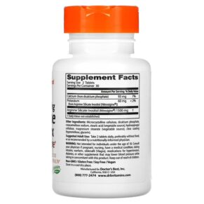 Doctor's Best Fast Acting Arginine Complex with Nitrosigine 750 mg 60 Tablets 753950004061