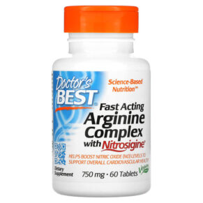 Doctor's Best Fast Acting Arginine Complex + Nitrosigine 750 mg 60 viên 753950004061
