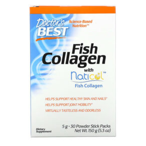 Doctor's Best Fish Collagen + Naticol 5 g 30 Powder Stick Packs 753950004184