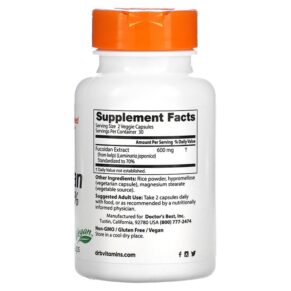 Doctor's Best Fucoidan 70% 300 mg 60 Veggie Caps 753950001657