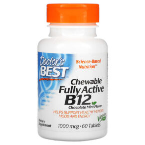 Doctor's Best Fully Active B12 Chocolate Mint 1.000 mcg 60 viên 753950003286