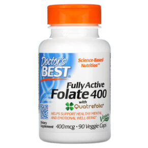 Doctor's Best Fully Active Folate 400 + Quatrefolic 400 mcg 90 viên 753950002623