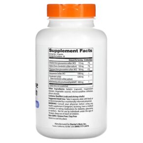 Doctor's Best Glucosamine Chondroitin MSM with OptiMSM 240 Capsules 3 Doctor's Best Glucosamine Chondroitin MSM with OptiMSM 240 Capsules 753950000810