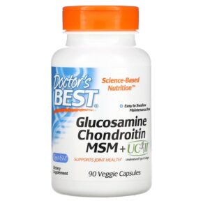 Doctor's Best Glucosamine Chondroitin MSM + UCII 90 viênule 753950005921