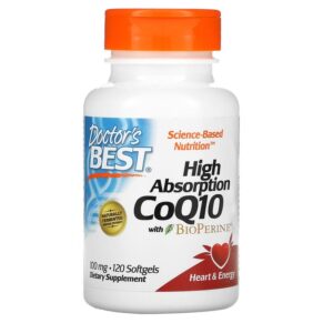 Doctor's Best High Absorption CoQ10 + BioPerine 100 mg 120 viên 753950001831