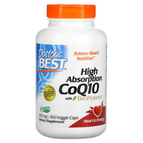 Doctor's Best High Absorption CoQ10 + BioPerine 100 mg 360 viên 753950004054