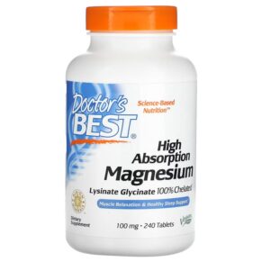 Doctor's Best High Absorption Magnesium 100 mg 240 viên 753950000872