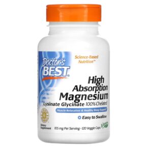 Doctor's Best High Absorption Magnesium 52.5 mg 120 viên 753950005655