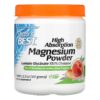 Doctor's Best High Absorption Magnesium Powder Sweet Peach 12.3 oz (347 g) 753950005181