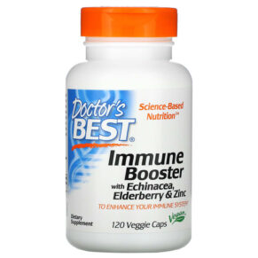 Doctor's Best Immune Booster + Echinacea Elderberry & Zinc 120 viên 753950005211