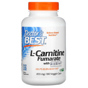 Doctor's Best L-Carnitine Fumarate + Biosint Carnitines 855 mg 180 viên 753950001541