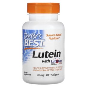 Doctor's Best Lutein + Lutemax 2020 20 mg 180 viên 753950003705