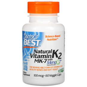 Doctor's Best Natural Vitamin K2 MK-7 + MenaQ7 100 mcg 60 viên 753950003347