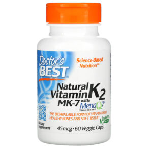Doctor's Best Natural Vitamin K2 MK-7 + MenaQ7 45 mcg 60 viên 753950001985