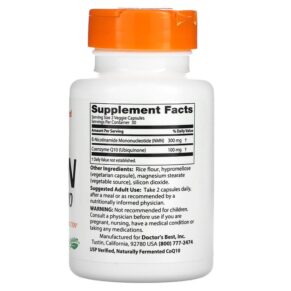 Doctor's Best NMN 150 mg + CoQ10 50 mg 60 Veggie Caps 753950005969