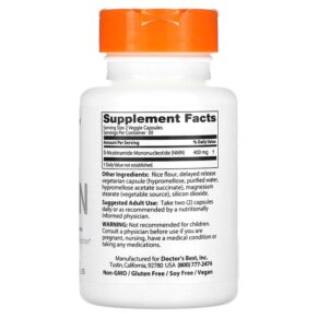 Doctor's Best NMN 200 mg 60 Delayed Release Capsules 753950005976
