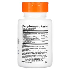 Doctor's Best NMN+ 200 mg 60 Veggie Capsules 753950005990