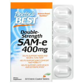 Doctor's Best SAM-e Double Strength (Disulfate Tosylate) 400 mg 60 viên 753950002524