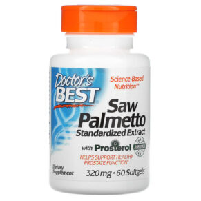 Doctor's Best Saw Palmetto + Prosterol Standardized Extract 320 mg 60 viên 753950000827