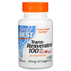 Doctor's Best Trans-Resveratrol 100 + ResVinol 100 mg 60 viên 753950001718